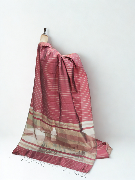 Authentic Silk Blend Saree - Wholesale Price ₹ 368