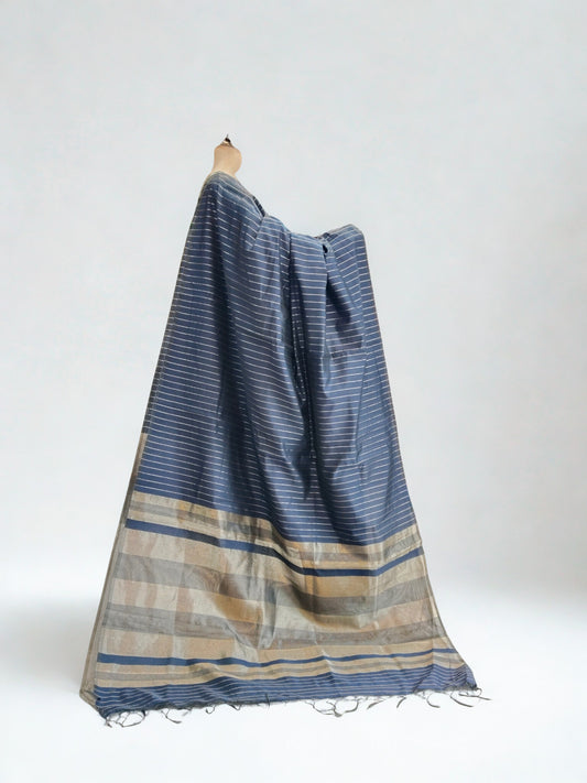 Authentic Silk Blend Saree - Wholesale Price ₹ 368