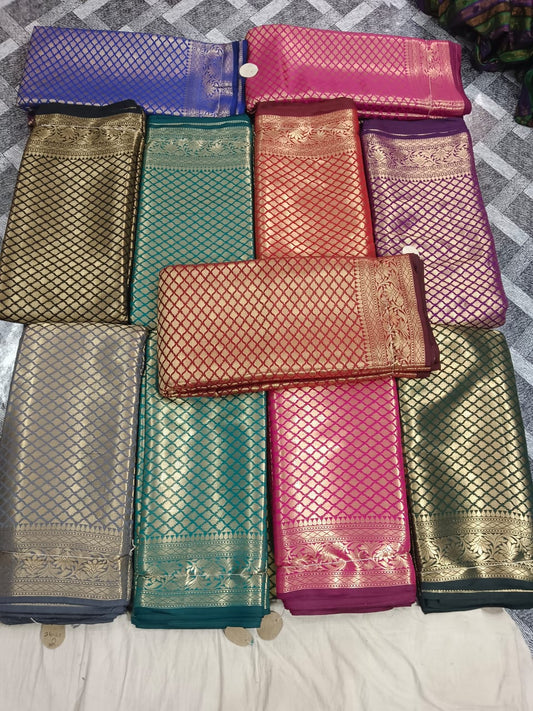 Banarasi brocket fabric