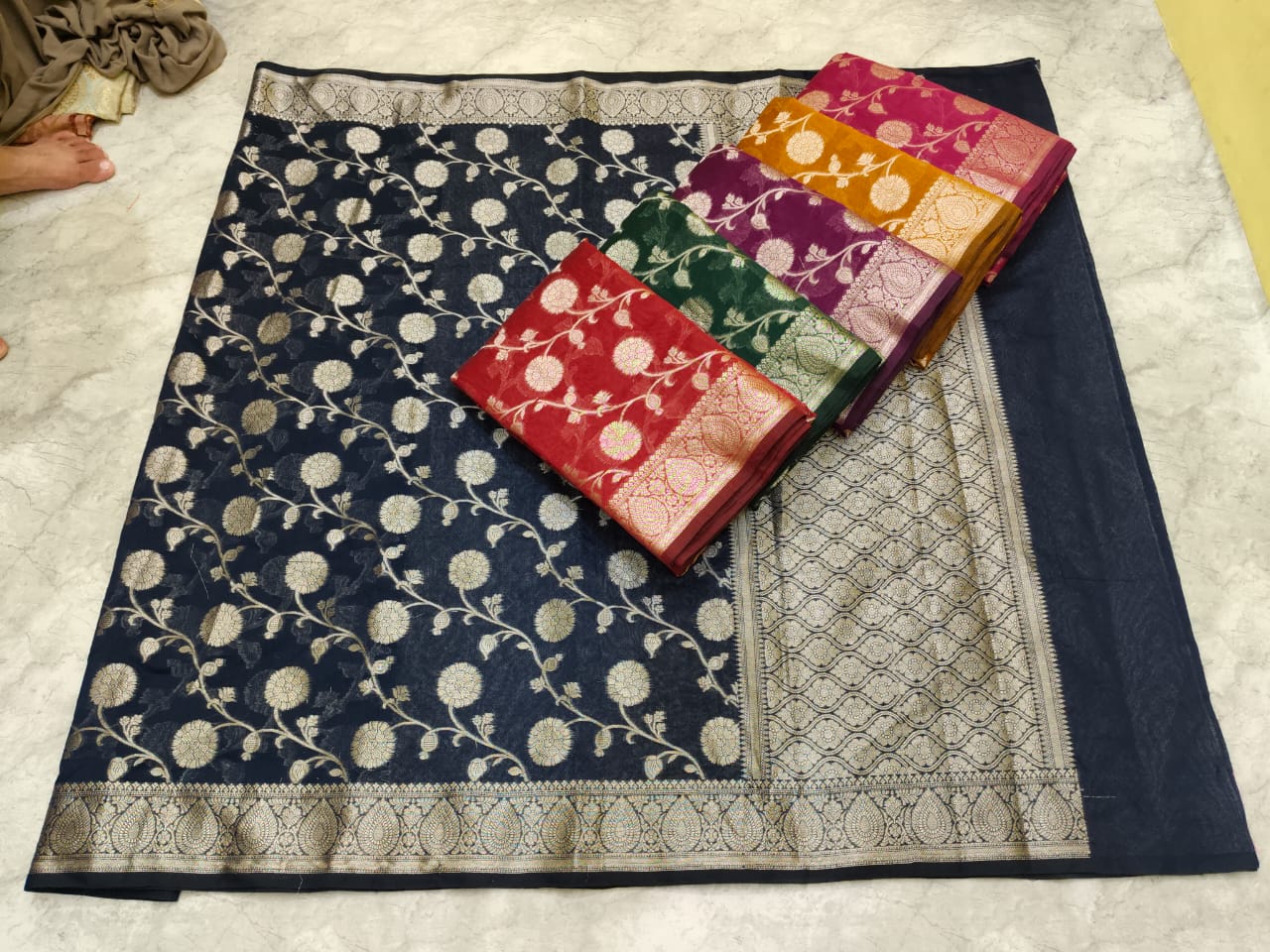 Banarasi cotton saree