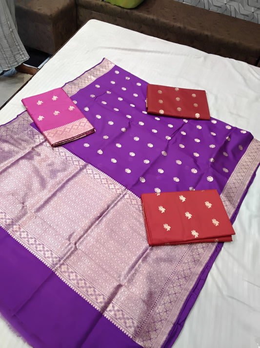 Banaras handloom pure kadhua katan sik saree