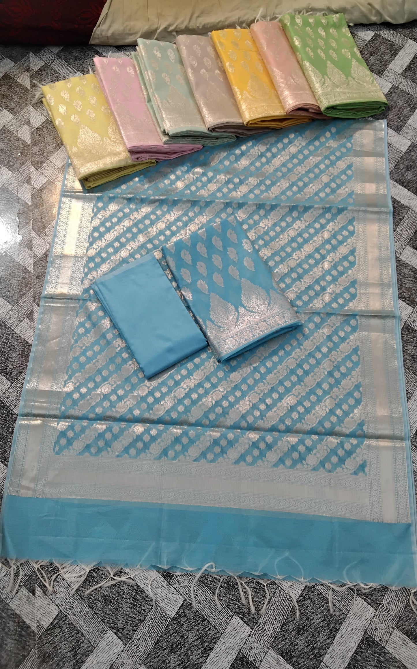 Banarasi cotton suite