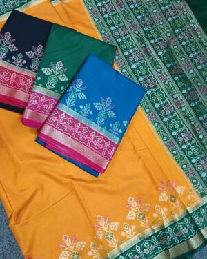 Katan dybel silk saree